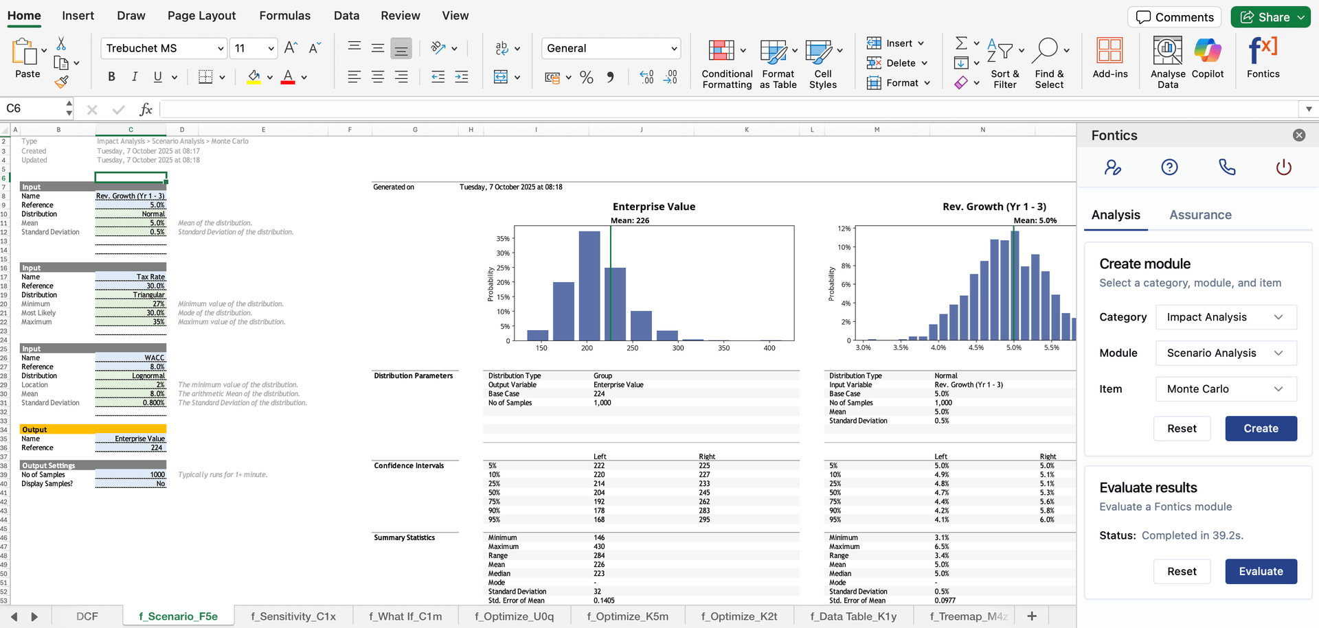 Run Monte Carlo Simulation