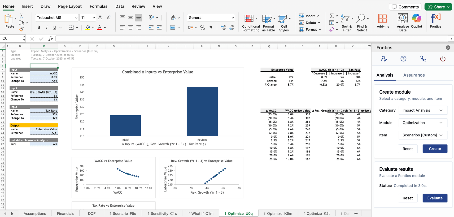 Run Scenario Analysis