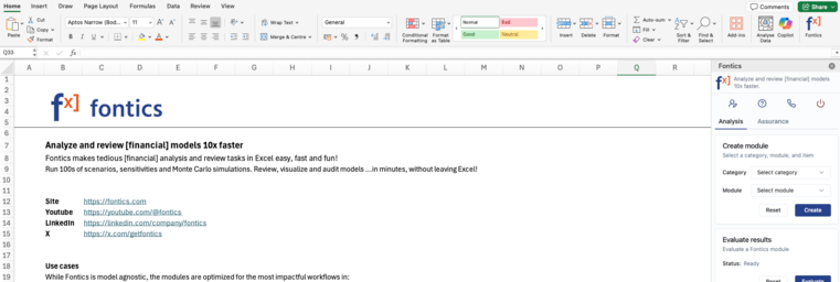 Excel workbook